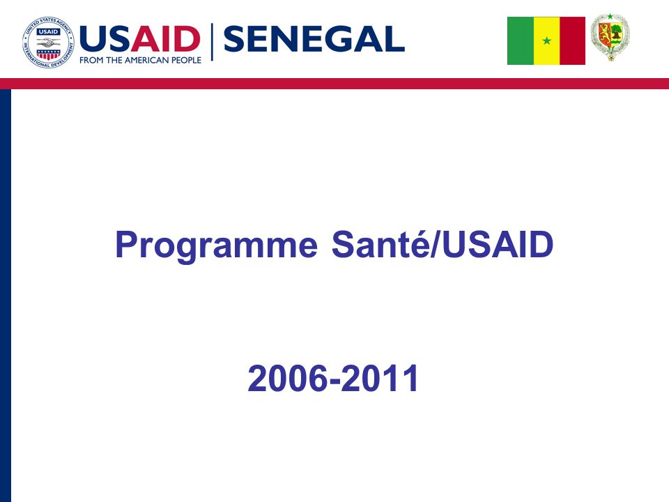 Programme Santé/USAID