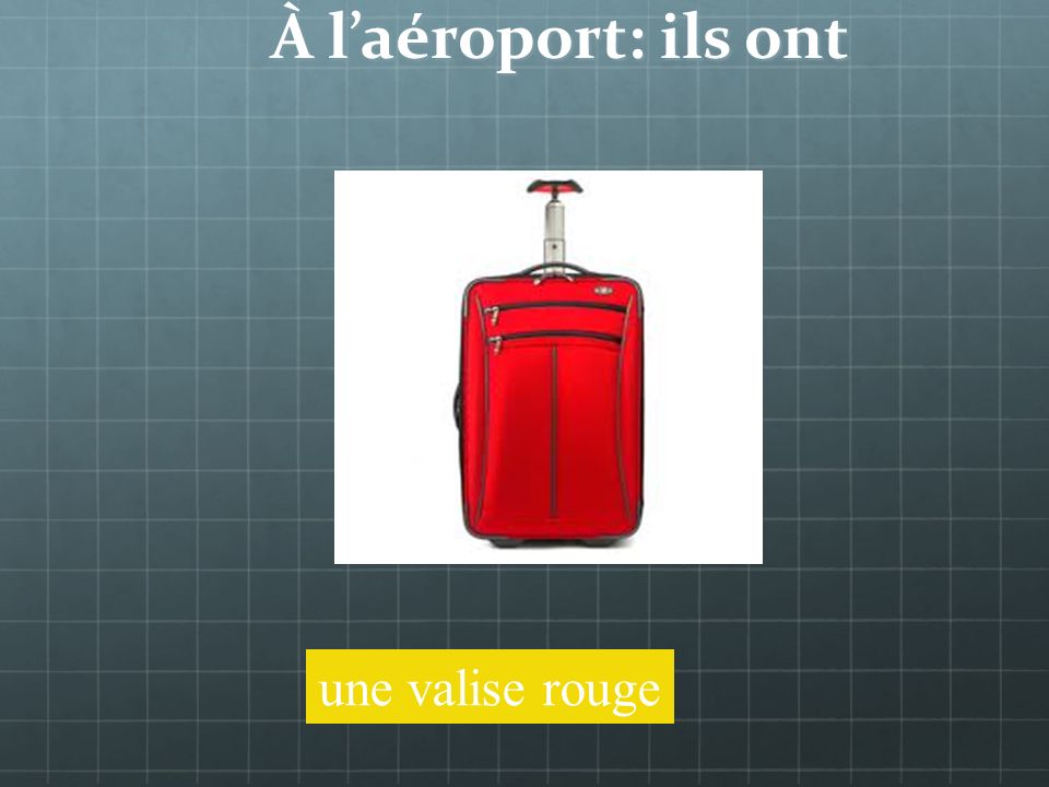 À laéroport: ils ont des bagages Jai trop de bagages!