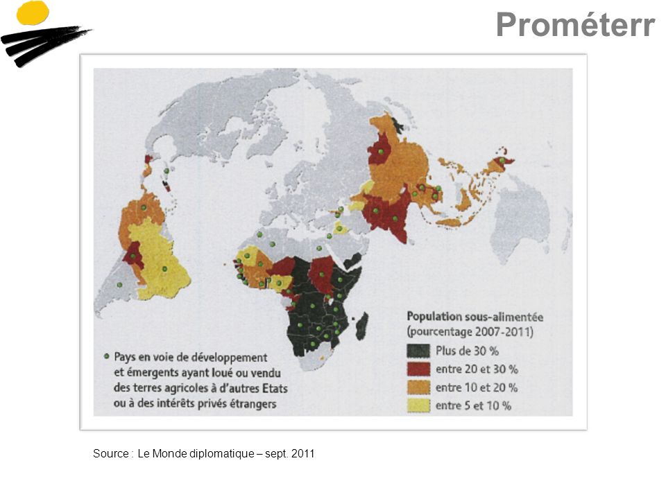 Prométerr e Source : Le Monde diplomatique – sept. 2011