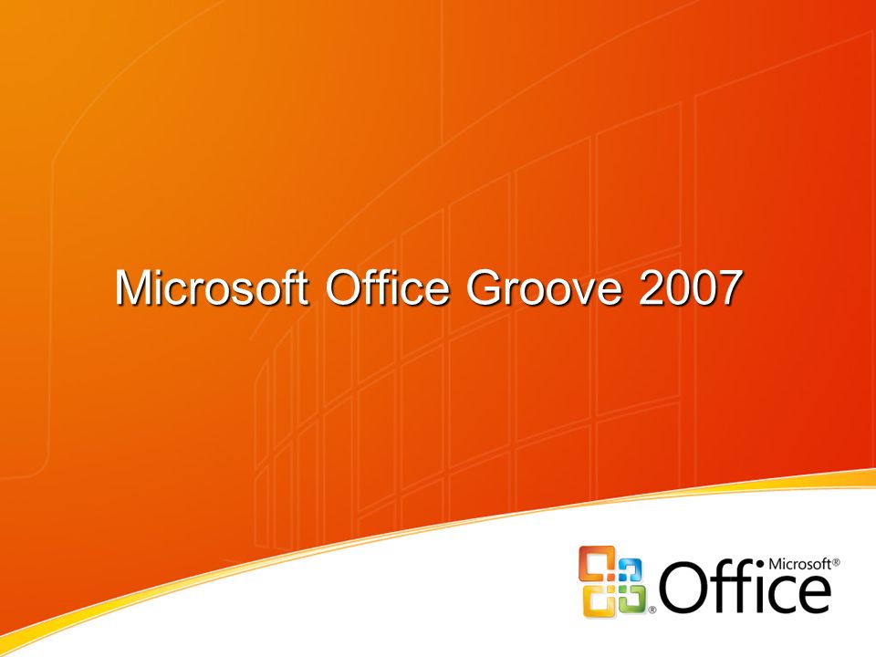 Microsoft Office Groove 2007