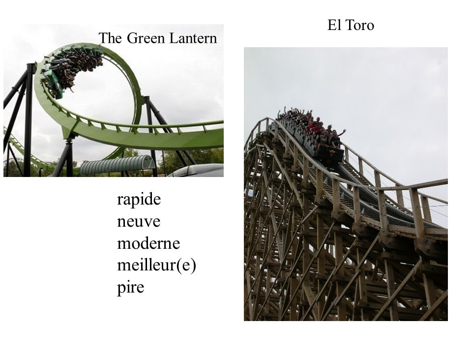 The Green Lantern El Toro rapide neuve moderne meilleur(e) pire