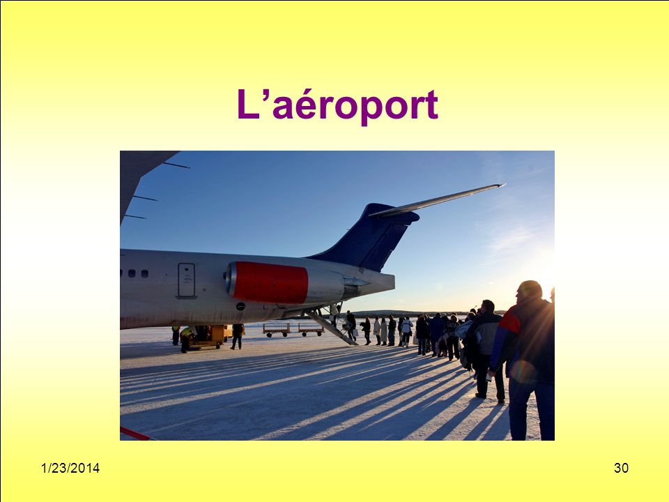 Laéroport 1/23/201430