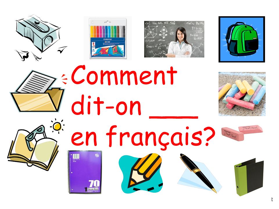 H. Stanistreet Comment dit-on ___ en français