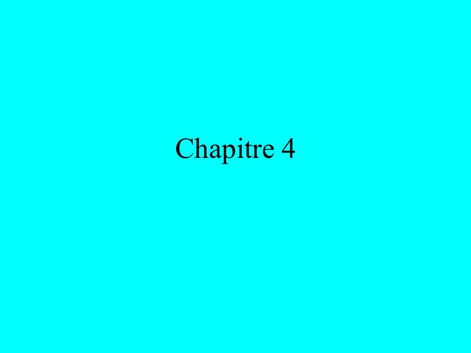 Chapitre 4