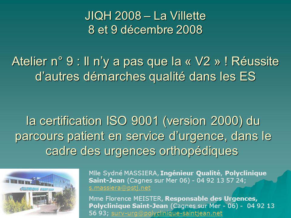 JIQH 2008 – La Villette 8 et 9 décembre 2008 Atelier n° 9 : Il ny a pas que la « V2 » .