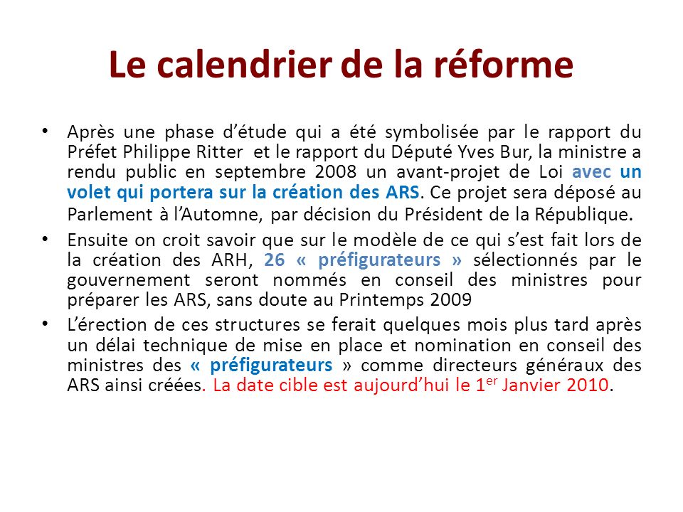 Les Agences R Gionales De Sant Ars Analyse Dun Projet De R Forme Visant Autant Le Monde De La