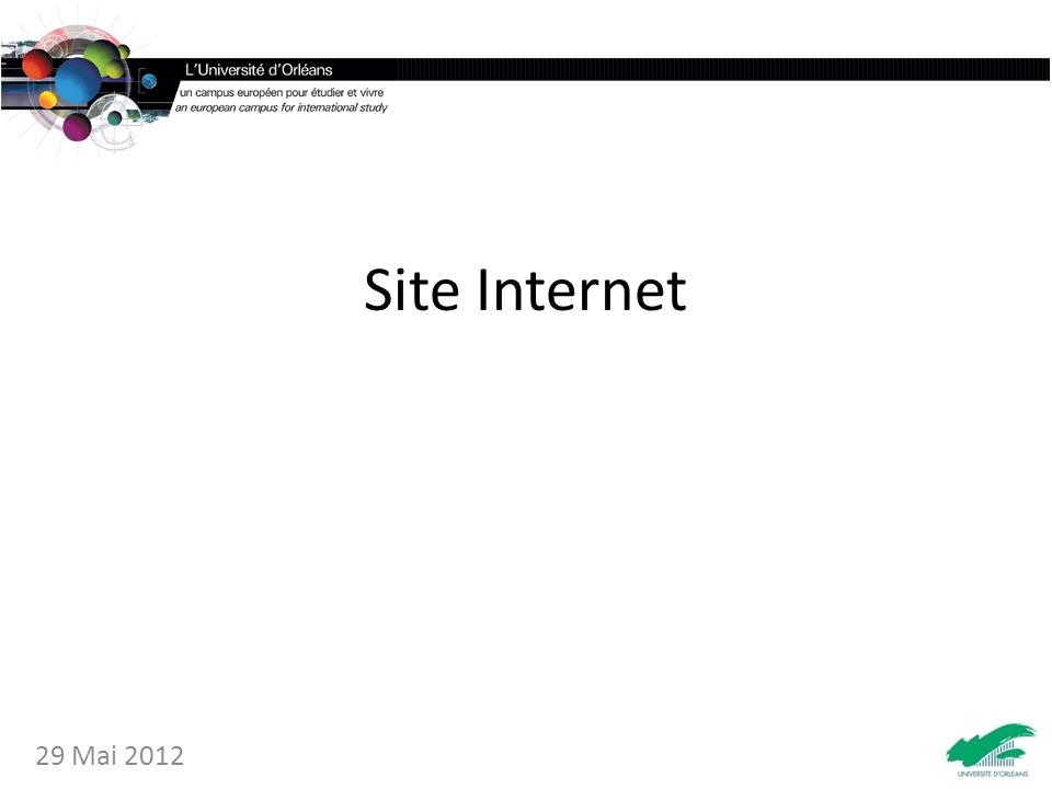 Site Internet 29 Mai 2012