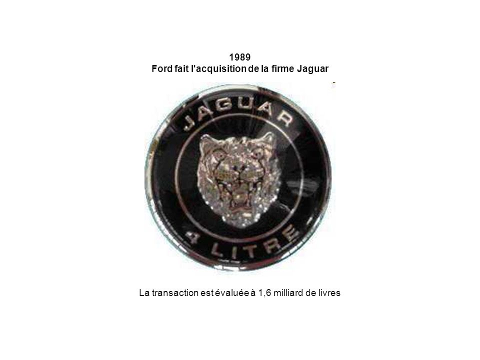 Ford acquisition of jaguar #3