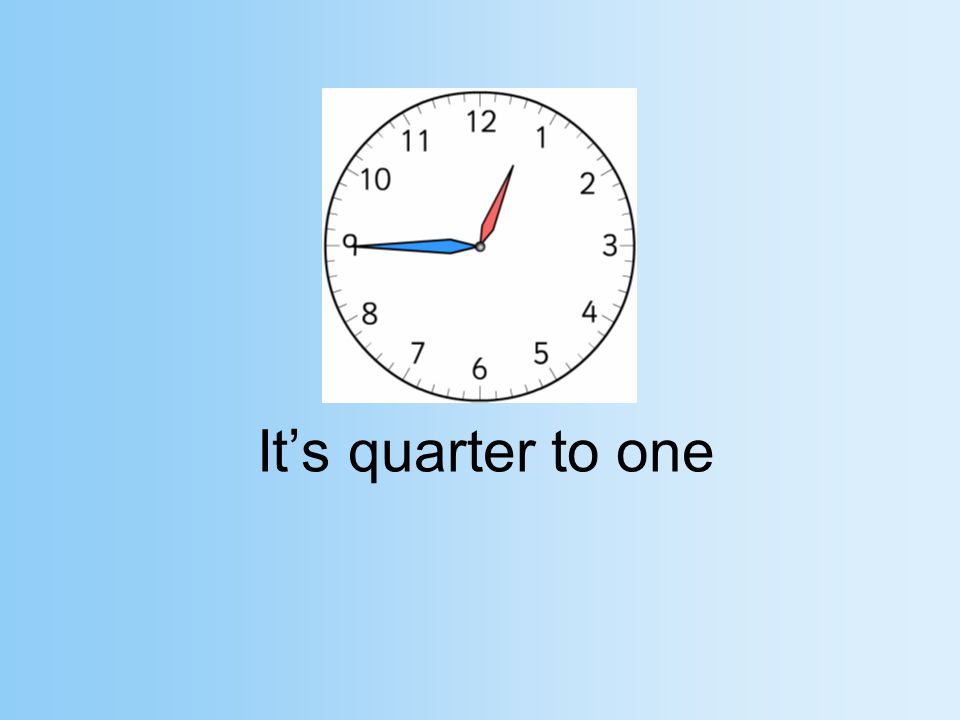 What time is it It’s quarter to eleven