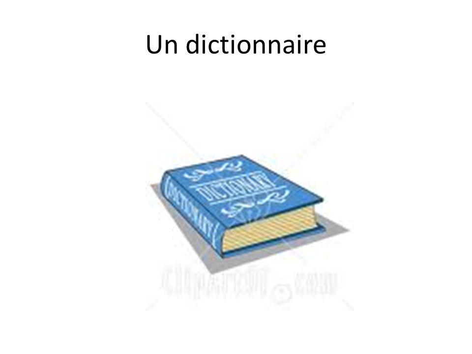Un dictionnaire