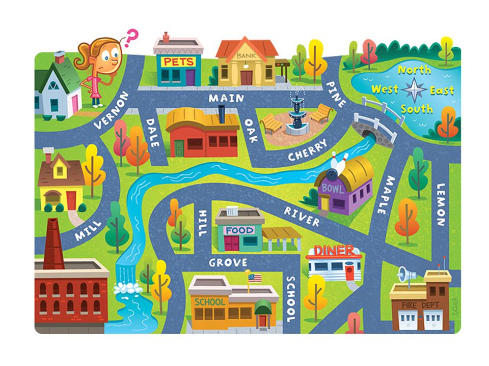 Город план средняя группа. План города для детей. Изображение города для детей. Схематичная карта города для детей. Карта города для детей.