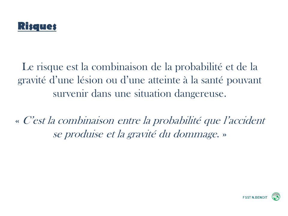 Compétence 1 Etre Capable De Se Situer En Tant Qu’acteur De Prévention ...