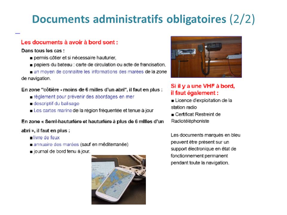 Sécurité Activité Nautique Environnement Préparation Permis Côtier ...