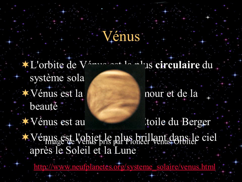 INTERSTARS.net. Venus Express (la première mission d'exploration de l'ESA vers Vénus) - ppt télécharger