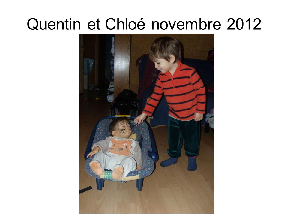 Quentin et Chloé novembre 2012