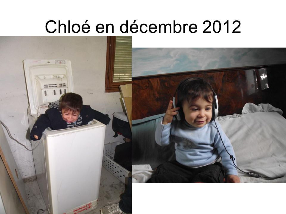 Chloé en décembre 2012