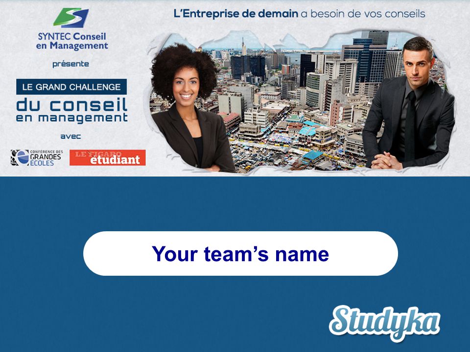 Your team’s name