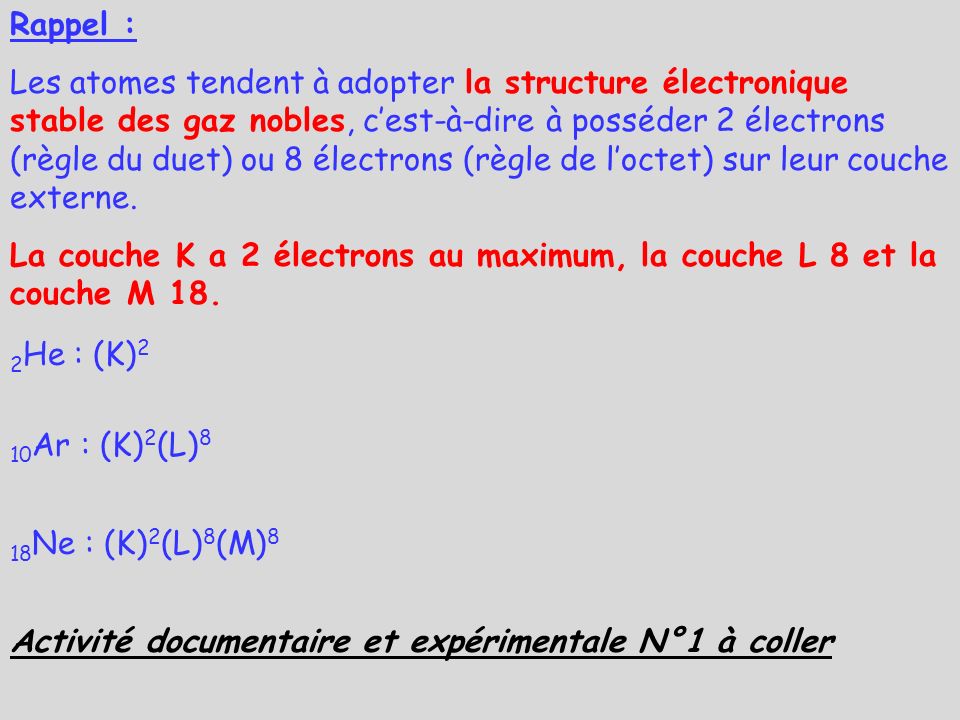 Structure electronique en duet