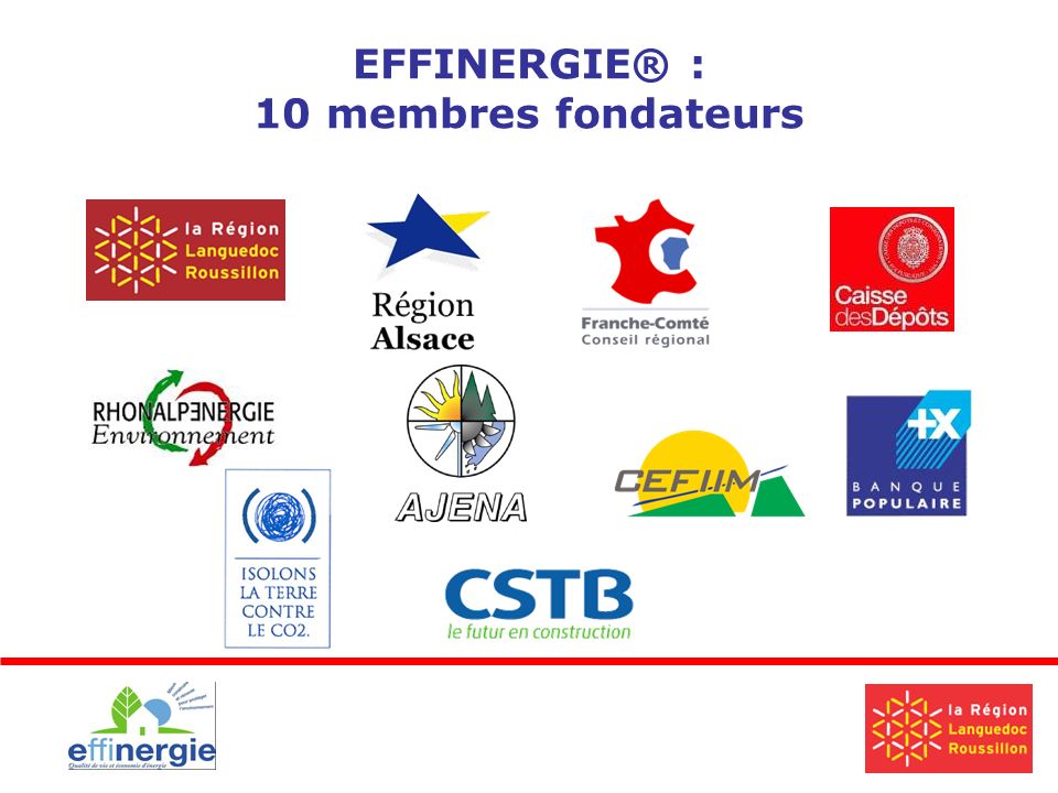 EFFINERGIE® : 10 membres fondateurs