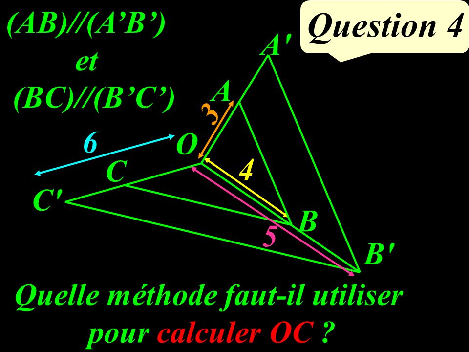 Résoudre : x - 7 = - 4 Question 3