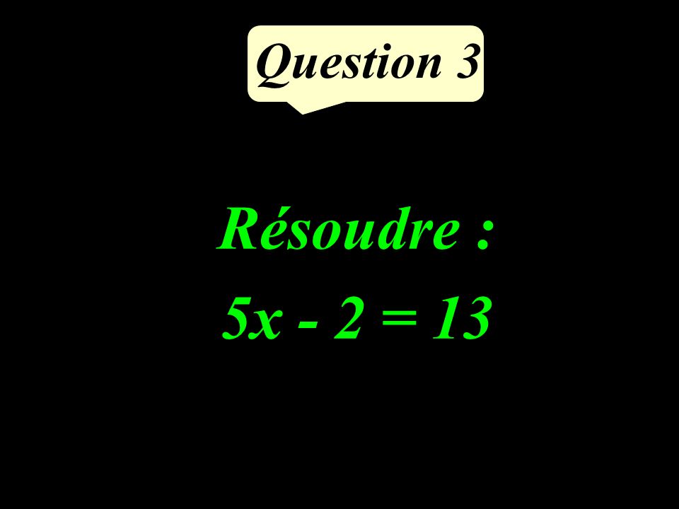 Question 2 Supprimer les parenthèses et réduire : 3 - (-2a + 5) + (a - 4)