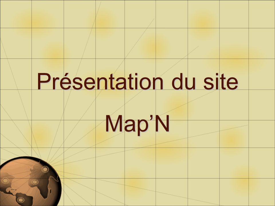 Présentation du site MapN