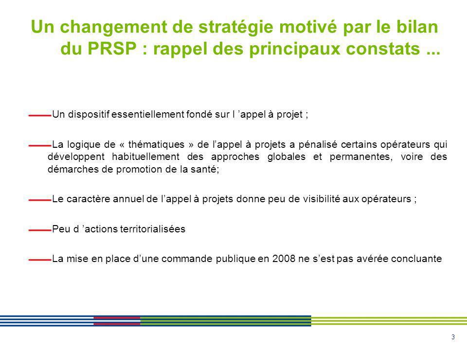 3 Un changement de stratégie motivé par le bilan du PRSP : rappel des principaux constats...