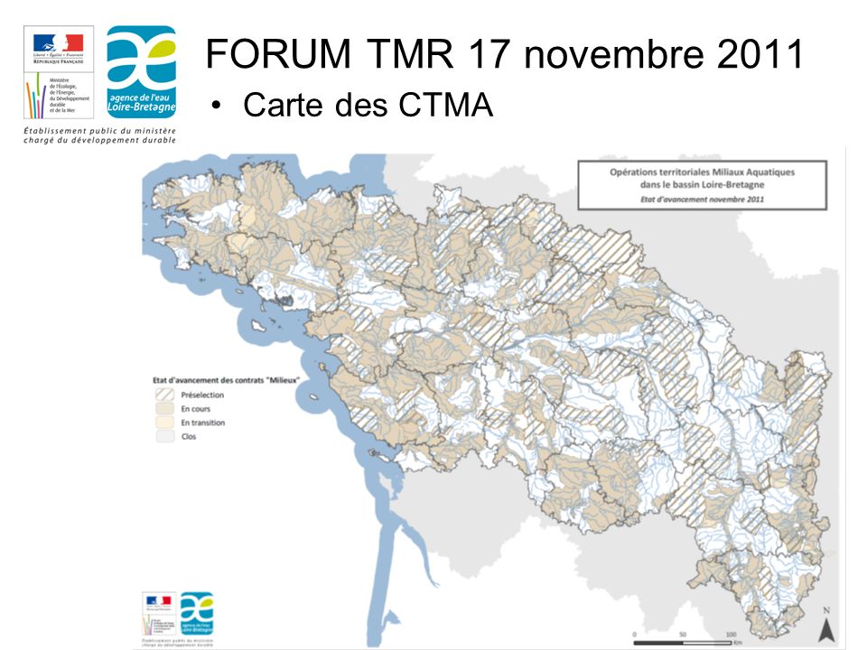 2 FORUM TMR 17 novembre 2011 Carte des CTMA