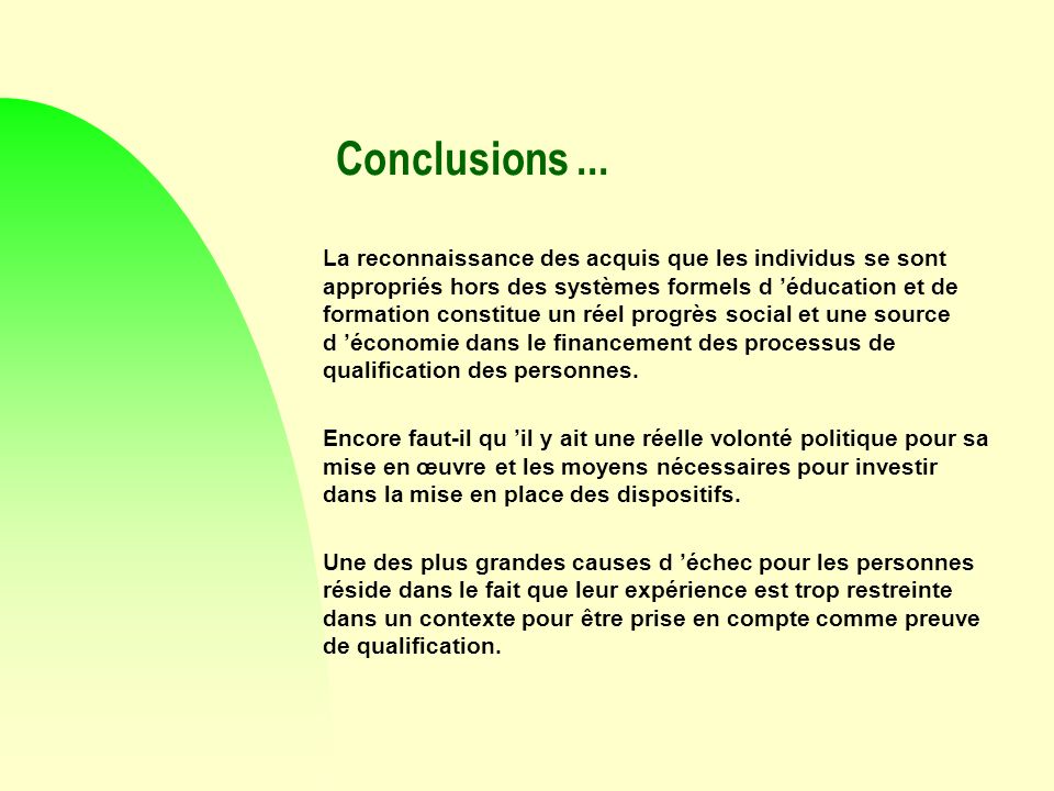 Conclusions...
