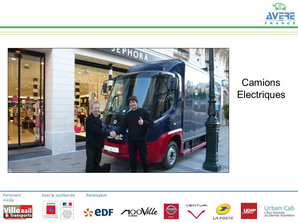 Partenaire média Avec le soutien dePartenaires Camions Electriques
