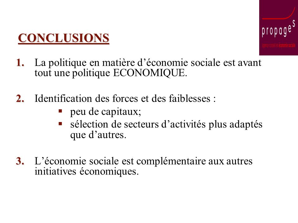 CONCLUSIONS