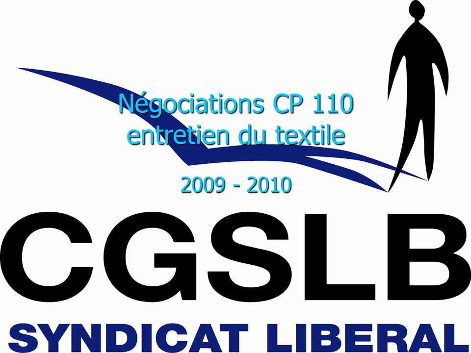 Négociations CP 110 entretien du textile