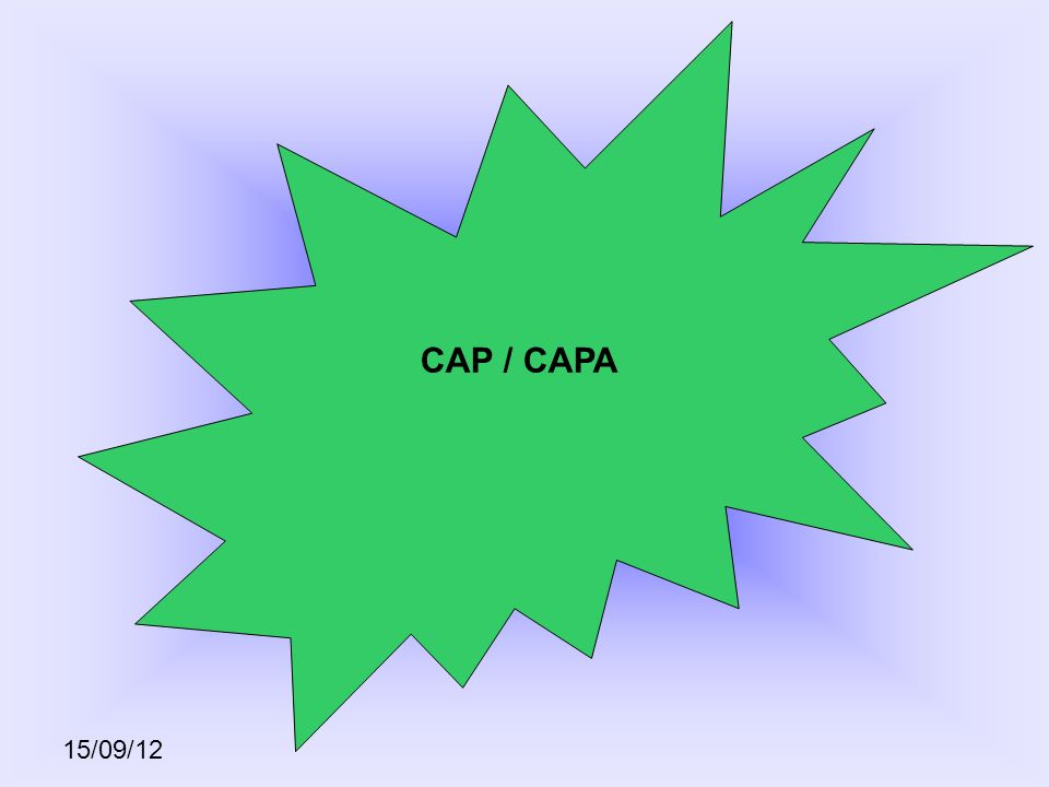 15/09/12 CAP / CAPA