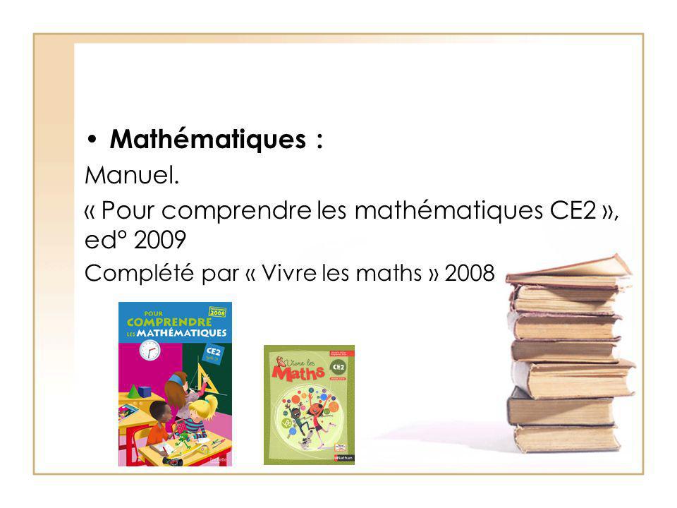 Mathématiques : Manuel.