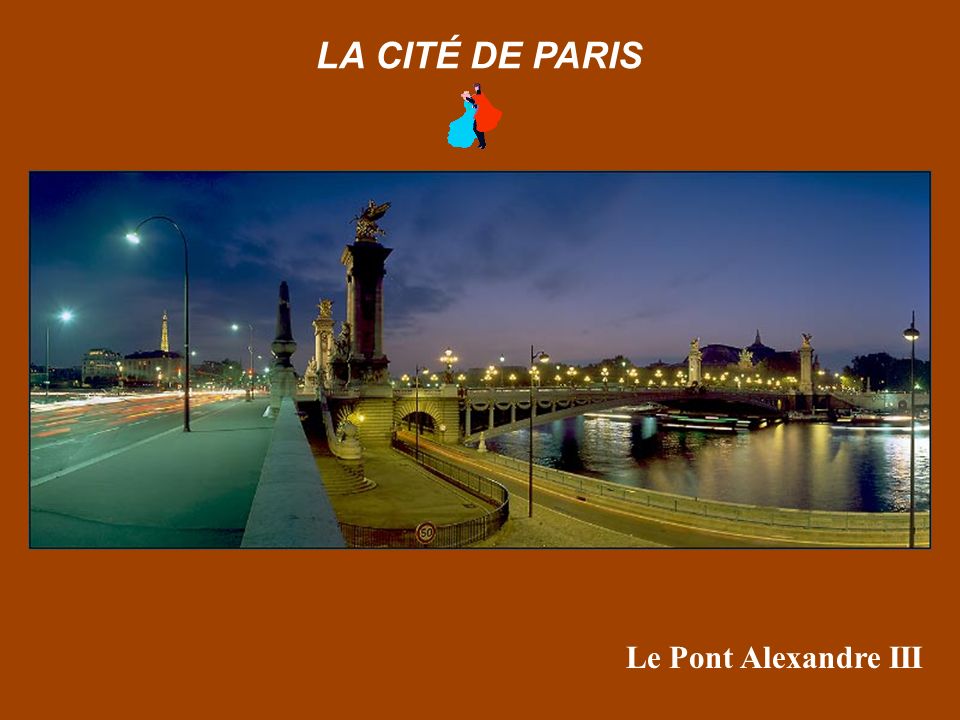 Bras de la Seine depuis l Ile Saint Louis LA CITÉ DE PARIS