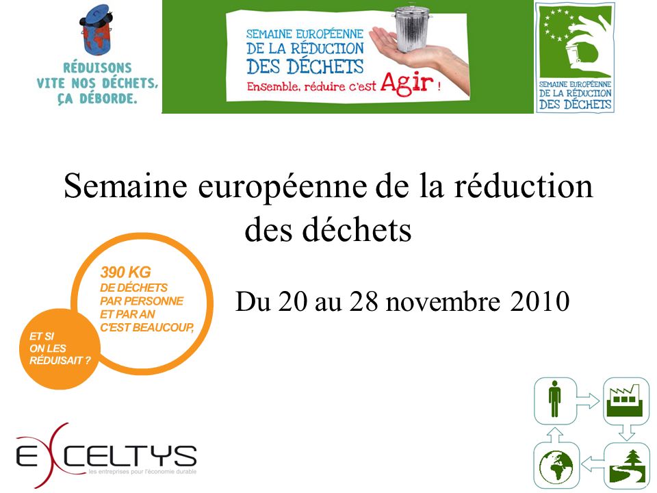 Semaine européenne de la réduction des déchets Du 20 au 28 novembre 2010