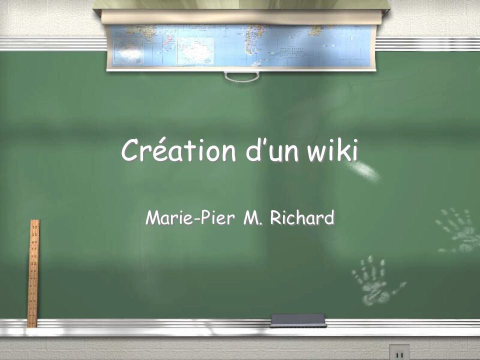 Création dun wiki Marie-Pier M. Richard