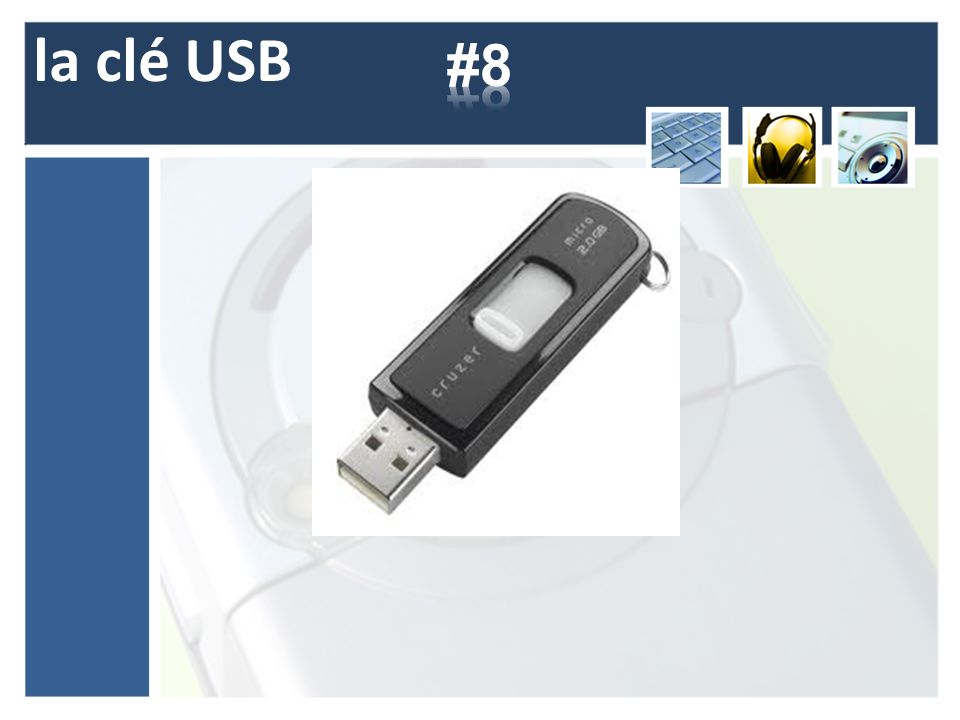 la clé USB