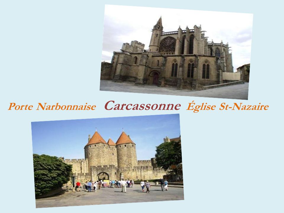 Quartier la Trivalle et la ville basse Carcassonne Remparts de la bastide