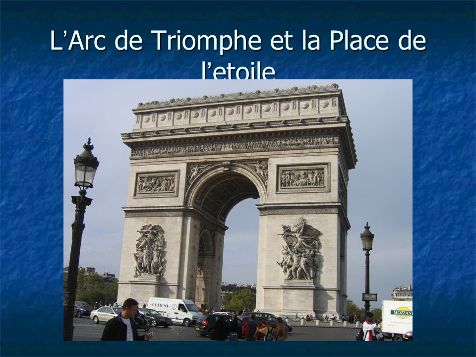 L Arc de Triomphe et la Place de l etoile