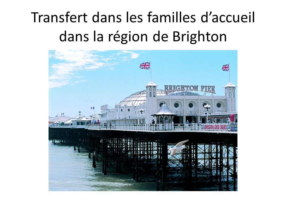 Transfert dans les familles daccueil dans la région de Brighton