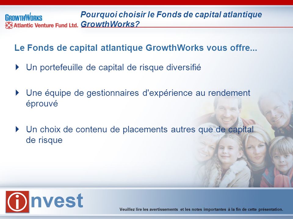 Pourquoi choisir le Fonds de capital atlantique GrowthWorks.
