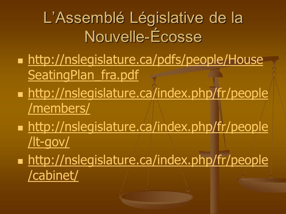 LAssemblé Législative de la Nouvelle-Écosse   SeatingPlan_fra.pdf   SeatingPlan_fra.pdf   /members/   /members/   /lt-gov/   /lt-gov/   /cabinet/   /cabinet/