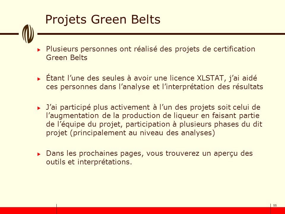 1 Support Aux Projets Rapport De Projet Lean Six Sigma Prepare Par Anny Lambert Date 24 Octobre Ppt Telecharger