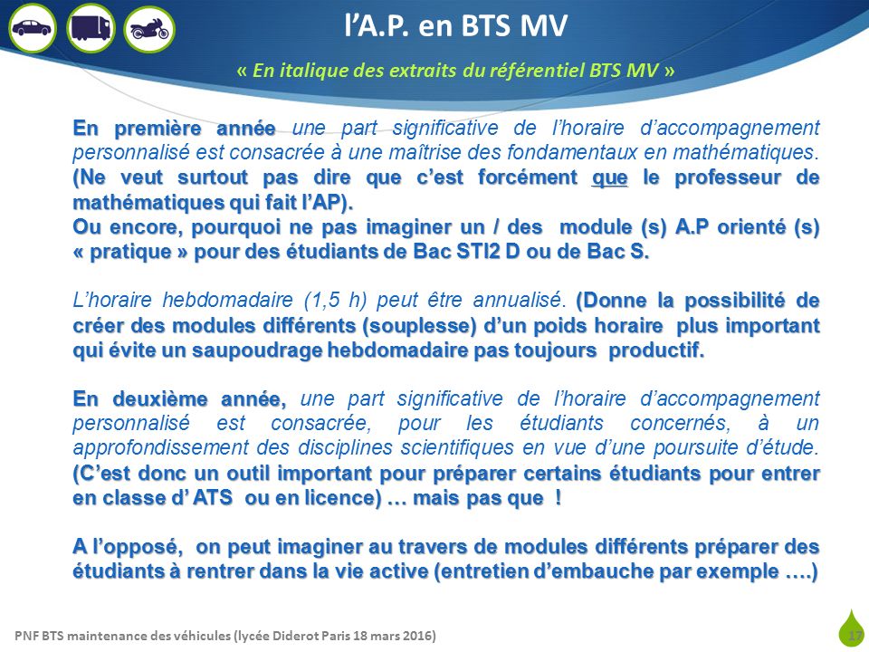 Pnf Bts Maintenance Des Véhicules (Lycée Diderot Paris 18 Mars 2016) 1 Pnf  Bts Maintenance Des Véhicules Lycée Diderot Paris - 18 Mars 2016  L'organisation. - Ppt Télécharger