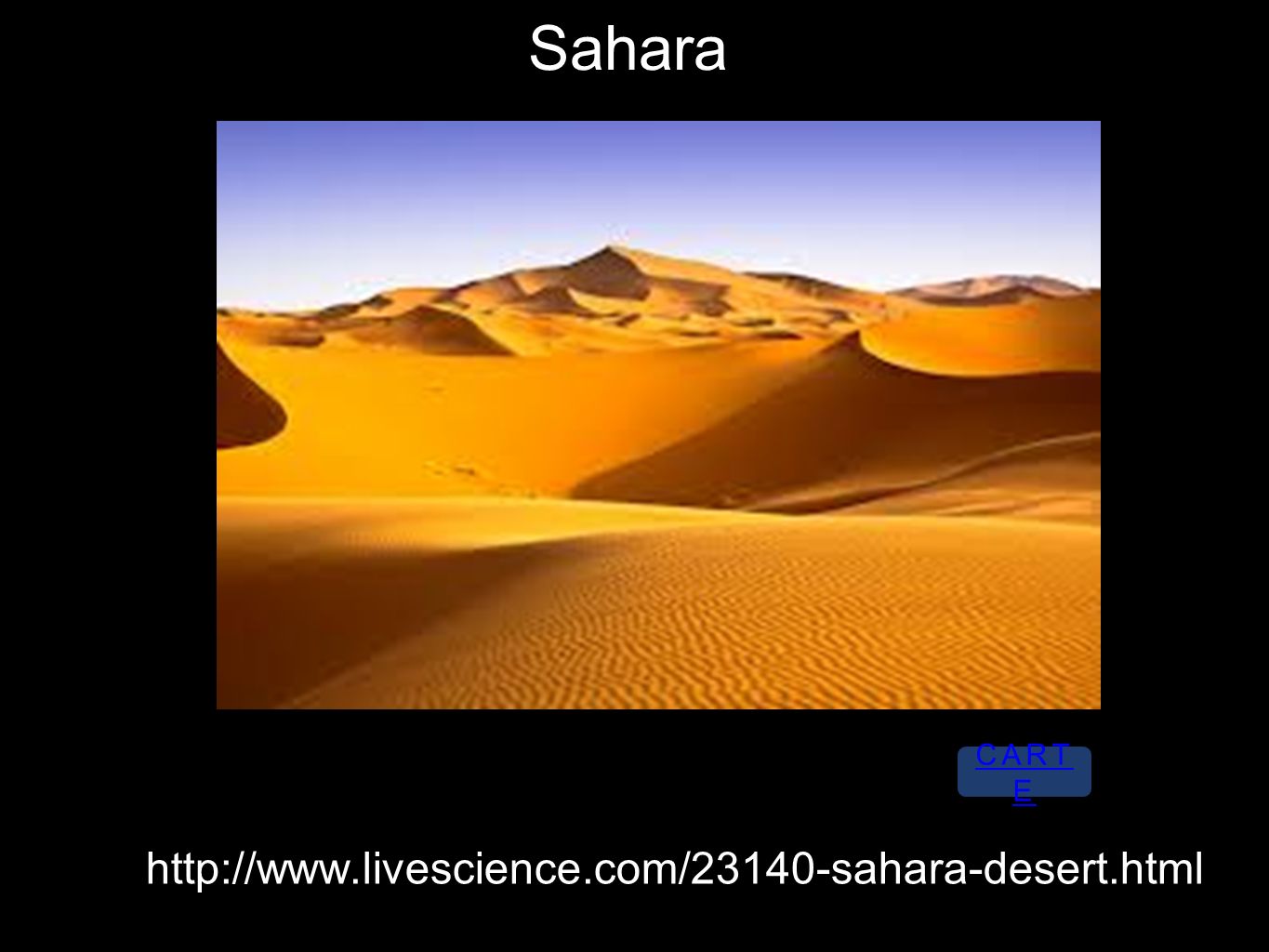Sahara   CART E