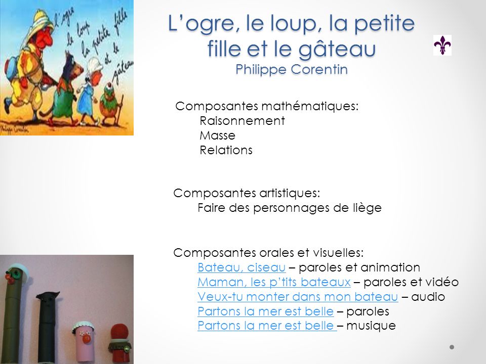 Nom Date Lieu Mis A Jour Le 21 Octobre L Ogre Le Loup La Petite Fille Et Le Gateau Philippe Corentin Composantes Mathematiques Raisonnement Ppt Telecharger