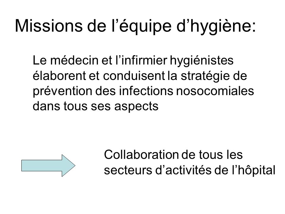 L’hygiène Hospitalière, Une équipe De 2 ème Ligne, « Colonisée » Par L ...