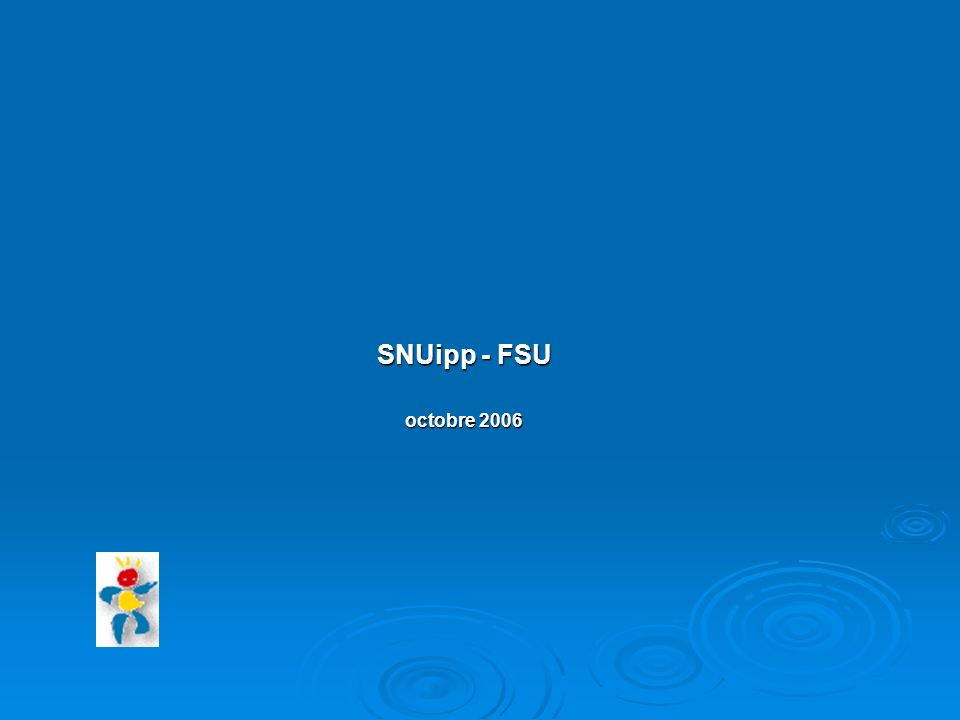 SNUipp - FSU octobre 2006