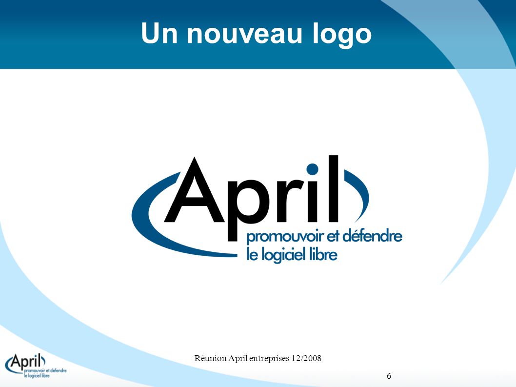 Réunion April entreprises 12/ Un nouveau logo
